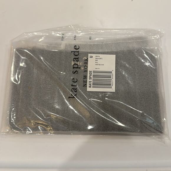 kate spade Lucy Medium L-zip Wristlet - Black Retail $139 - Picture 4 of 6